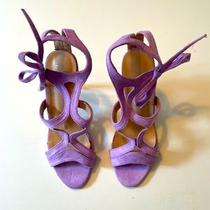 Purple Strappy Heels!!